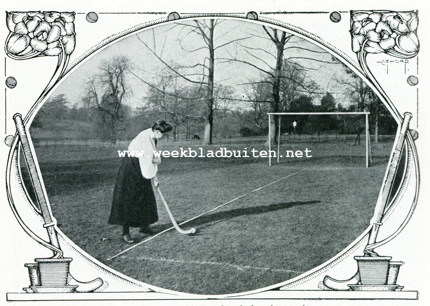 GOLF EN HOCKEY. Het oefenen om zuiver op het doel te leeren slaan