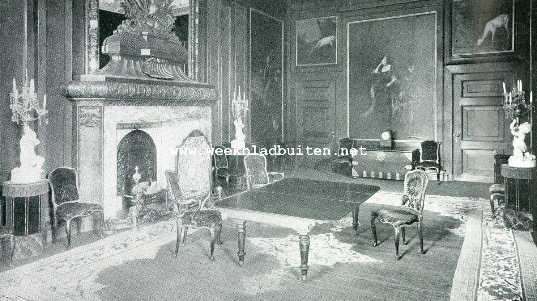 MIDDACHTEN. EETZAAL. Portret der Markgravin Charlotte van Brandenburg-Schwedt