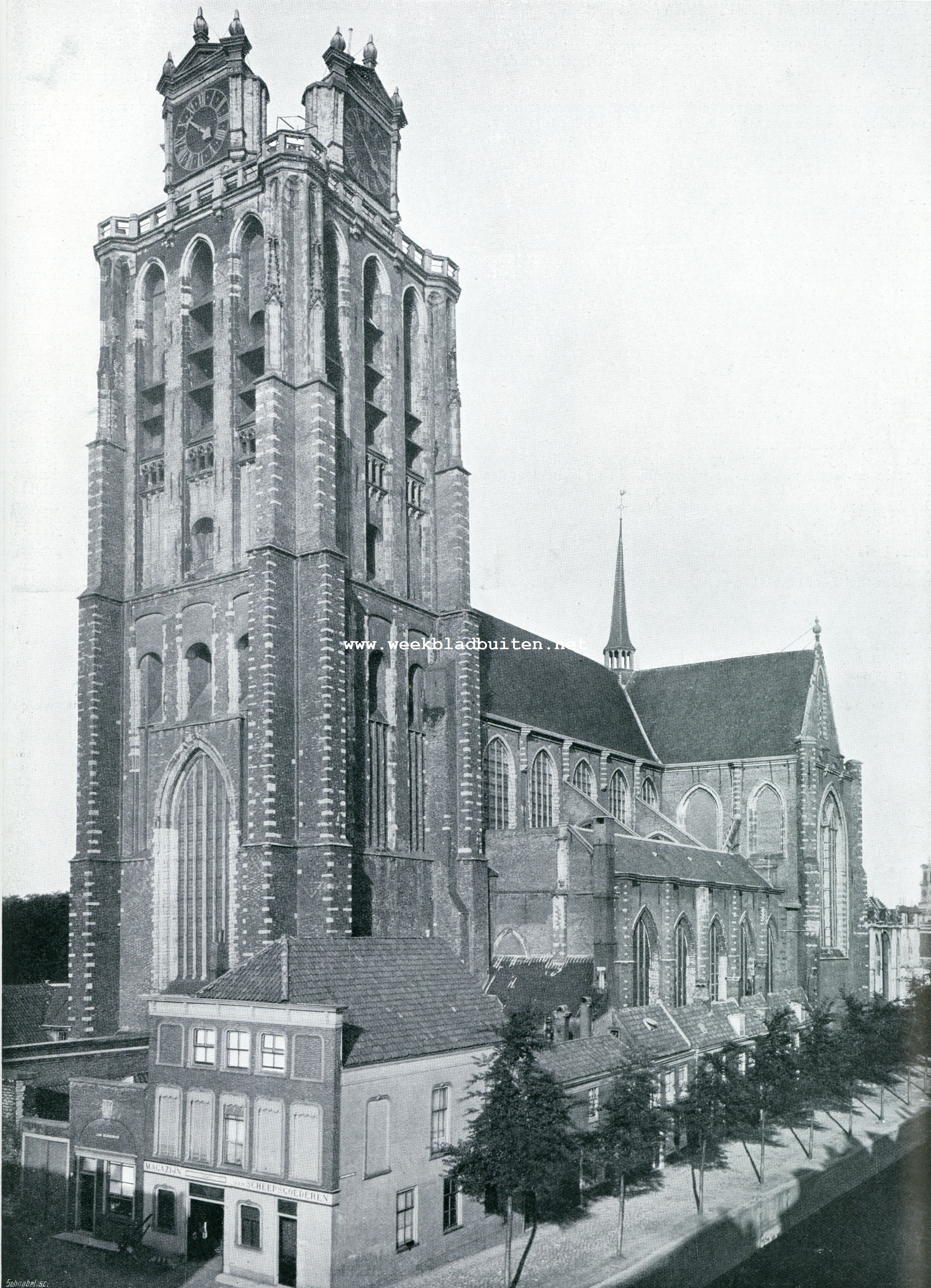 De Groote Kerk te Dordrecht, eertijds de Onze-Lieve-Vrouwekerk