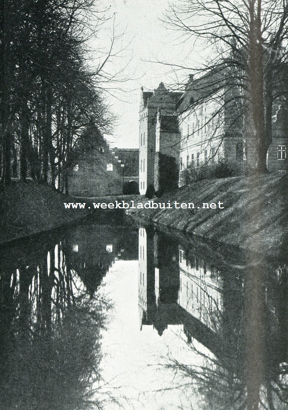 Holckenhavn, achtergevel