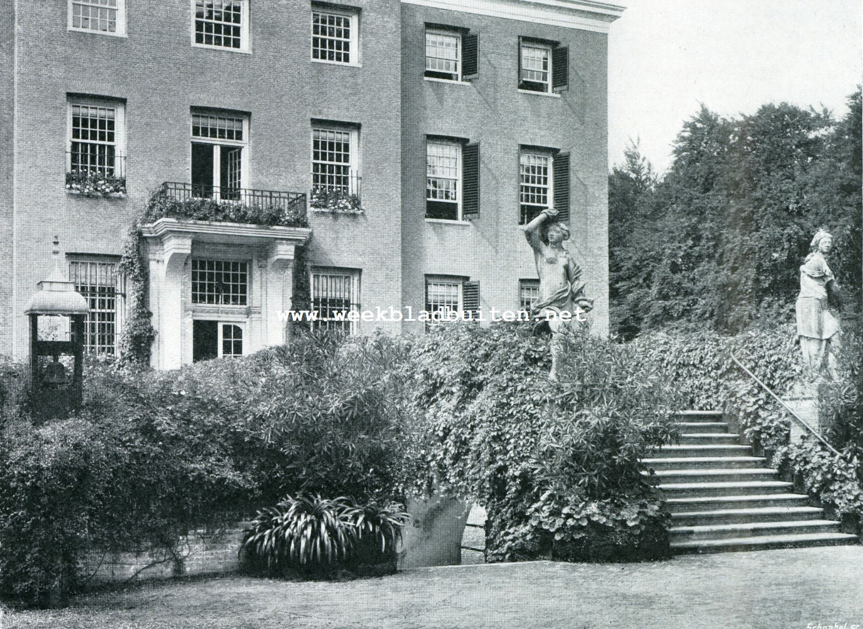 Het Huis te Amerongen. Ingang Huis Amerongen