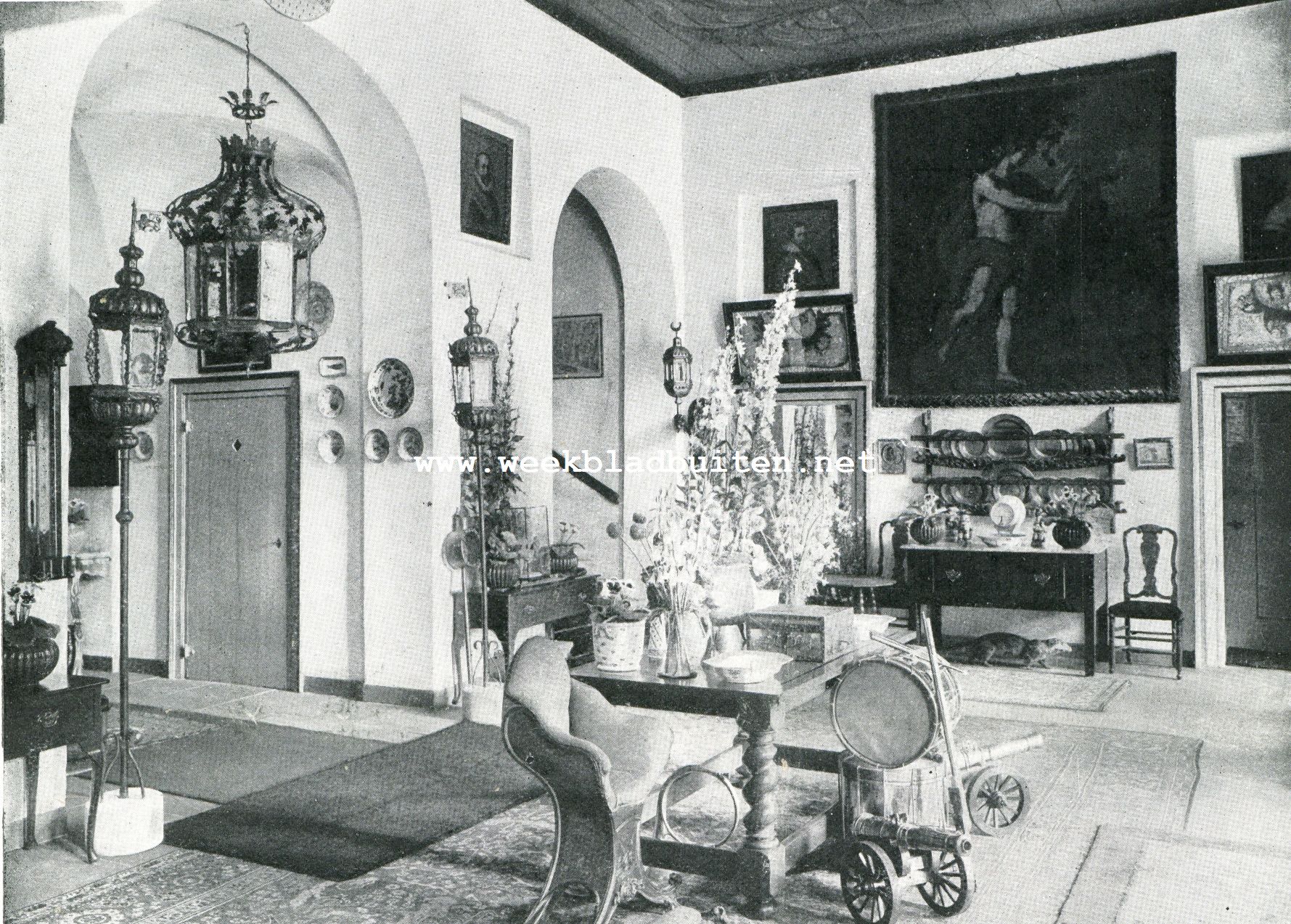 Het Huis te Amerongen. De Hal