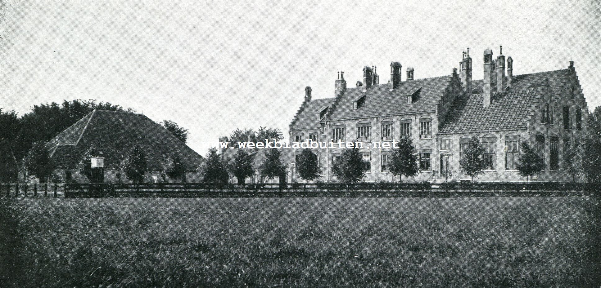 Landbouw. Rijkslandbouwproefstation te Hoorn met proefzuivelboerderij