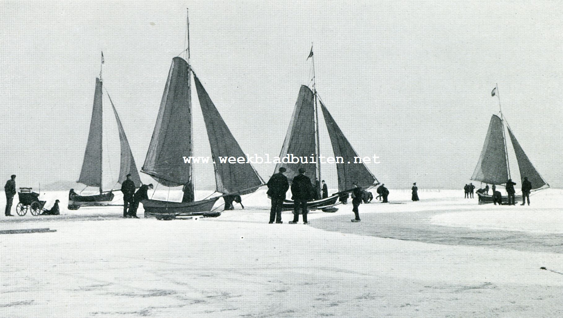 Wintervermaak op de Gouwzee