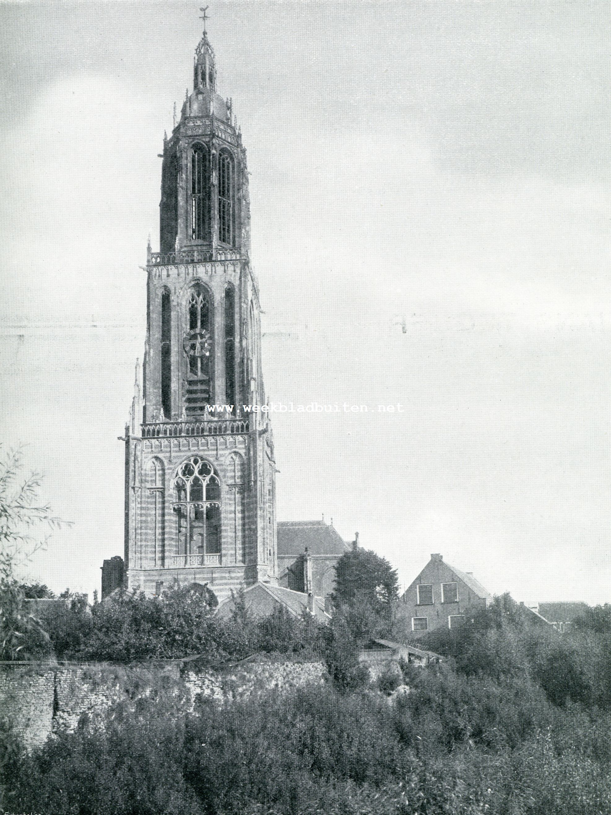 Gezicht op de Kerk en de Oude Wallen the Rhenen