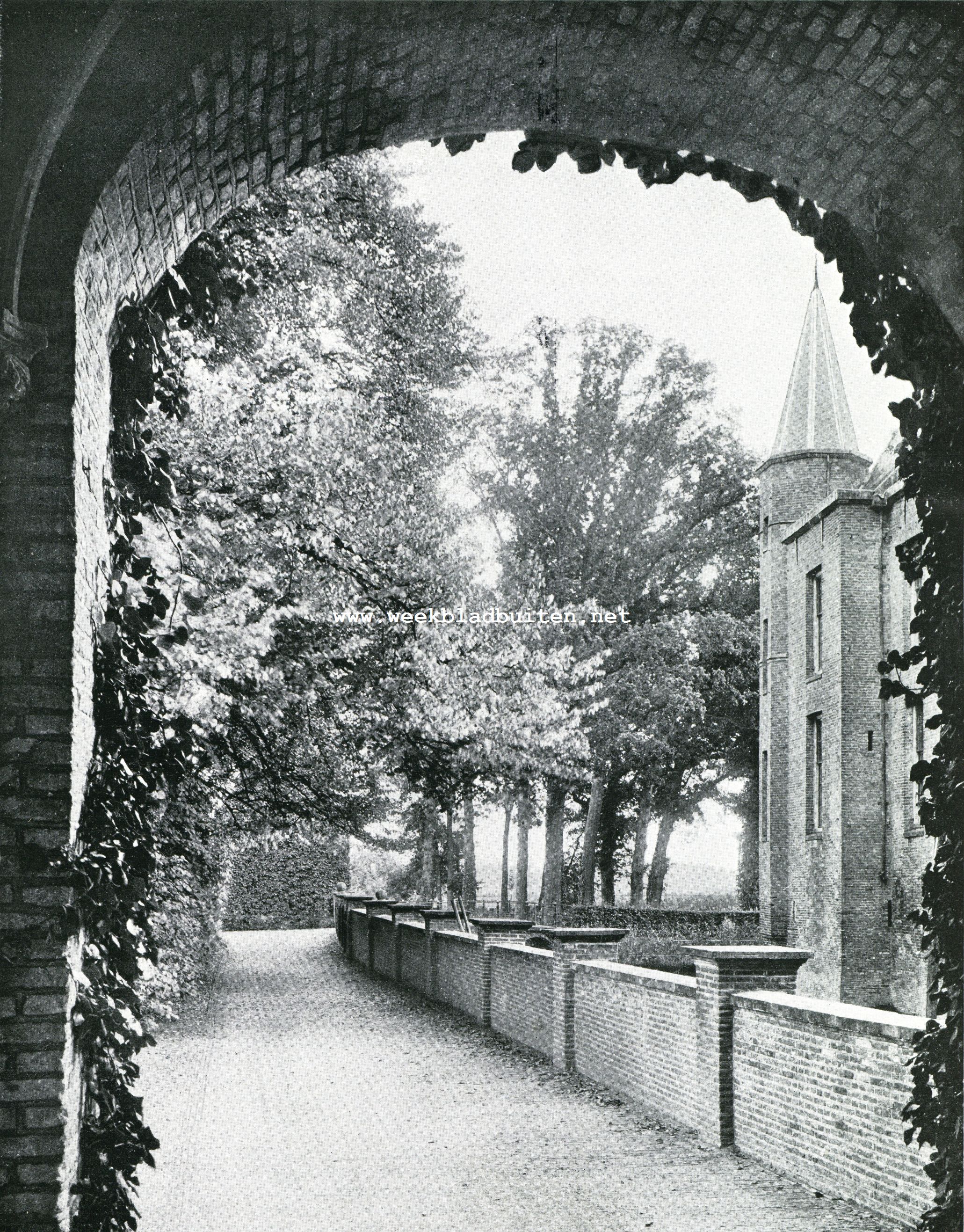 Kasteel te Zuylen. Ingang