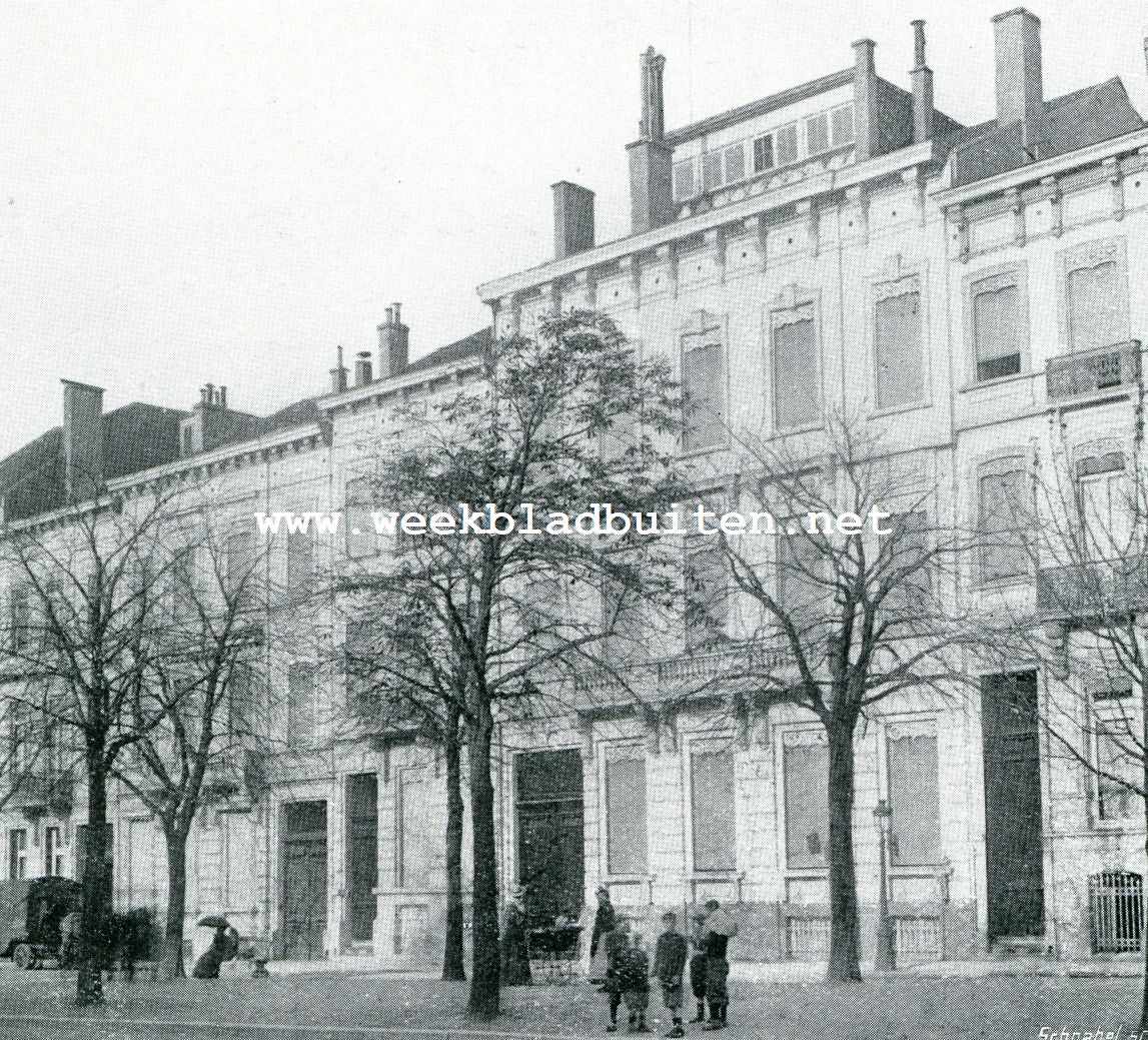 Niet bemeste boomen op 30 October 1901 van de Avenue Louise te Brussel