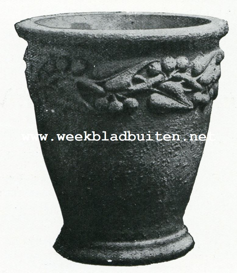 Tuinversiersels. Bloempot