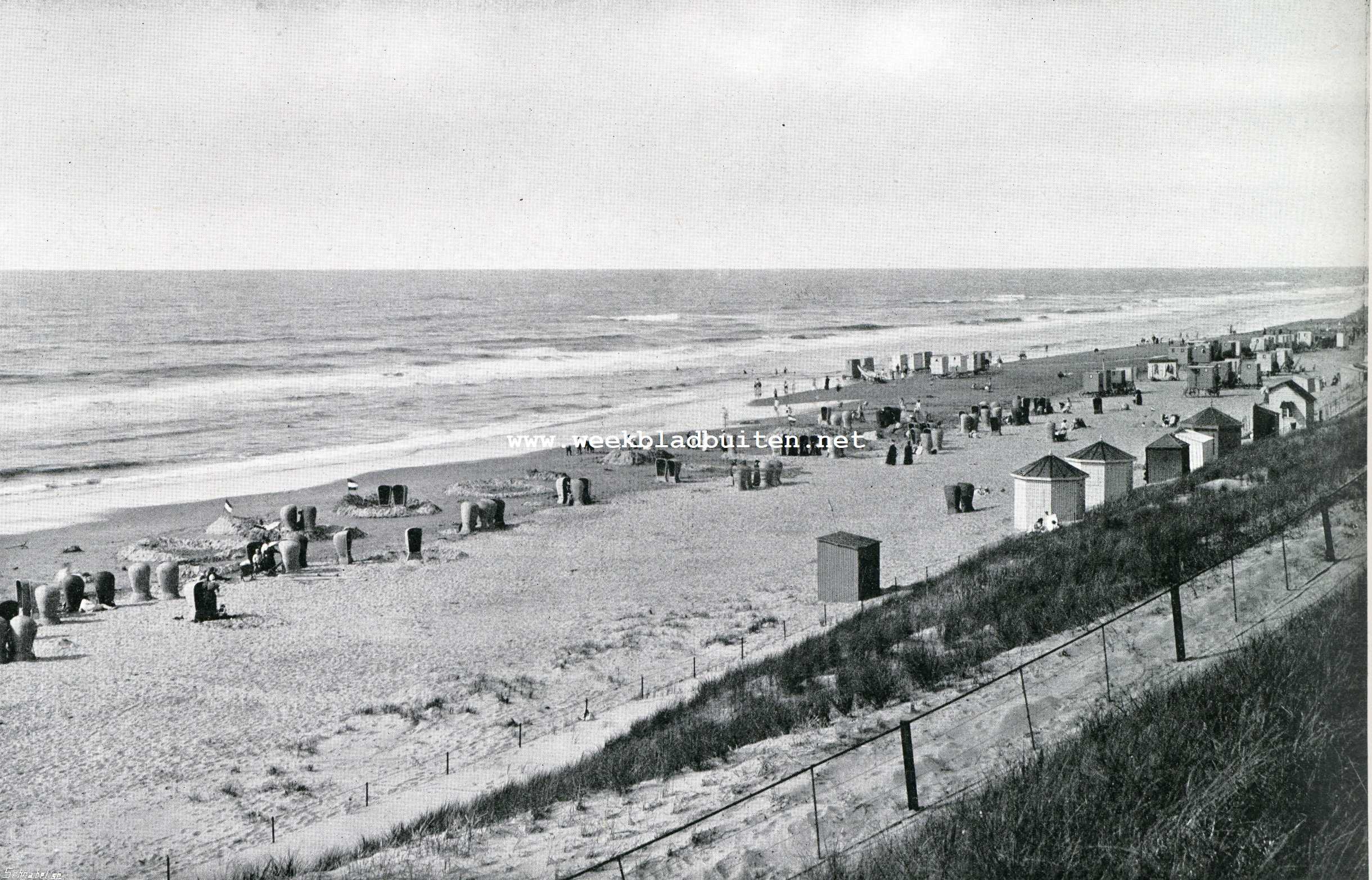 Noordwijk. Het strand te Noordwijk