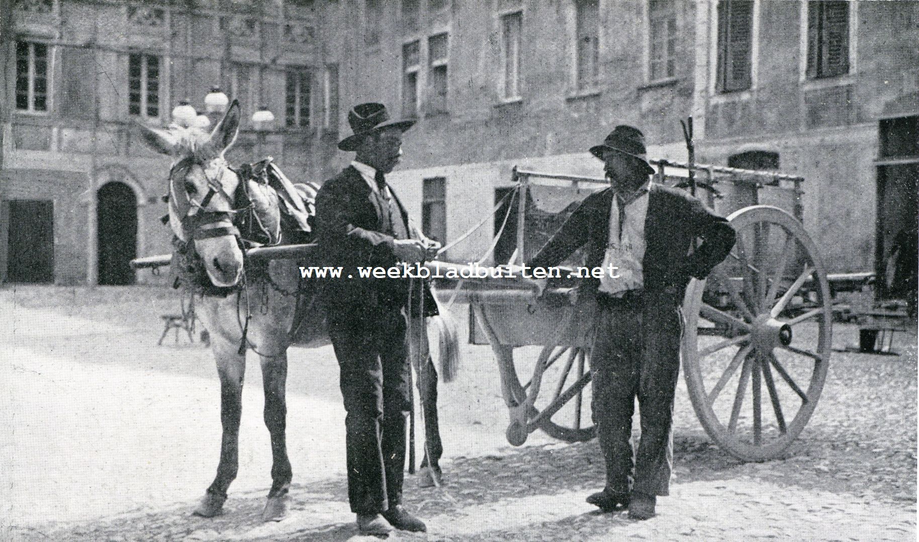 Auto-tocht Genua-Amsterdam. Camila