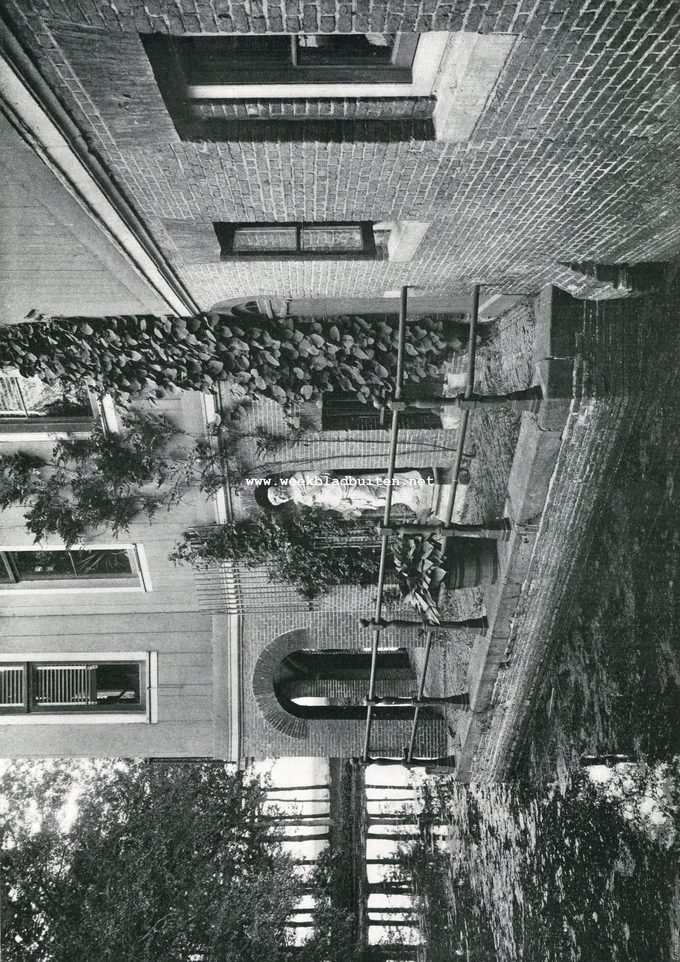 De Trompenburgh. Gedeeelte van den Zuid-Westelijken vleugel van 