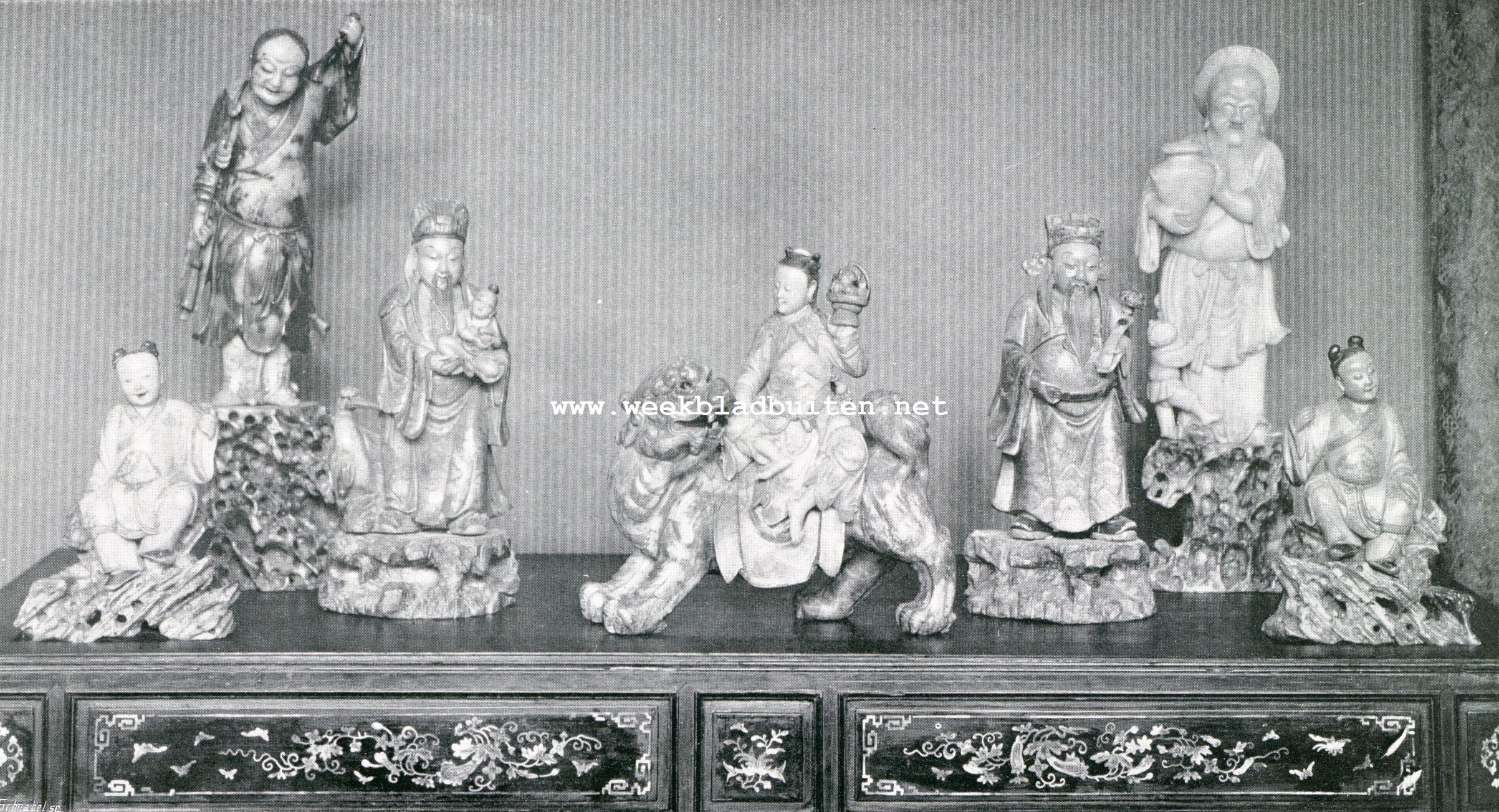 De Trompenburgh. Oud-Chineesch speksteenen beeldjes