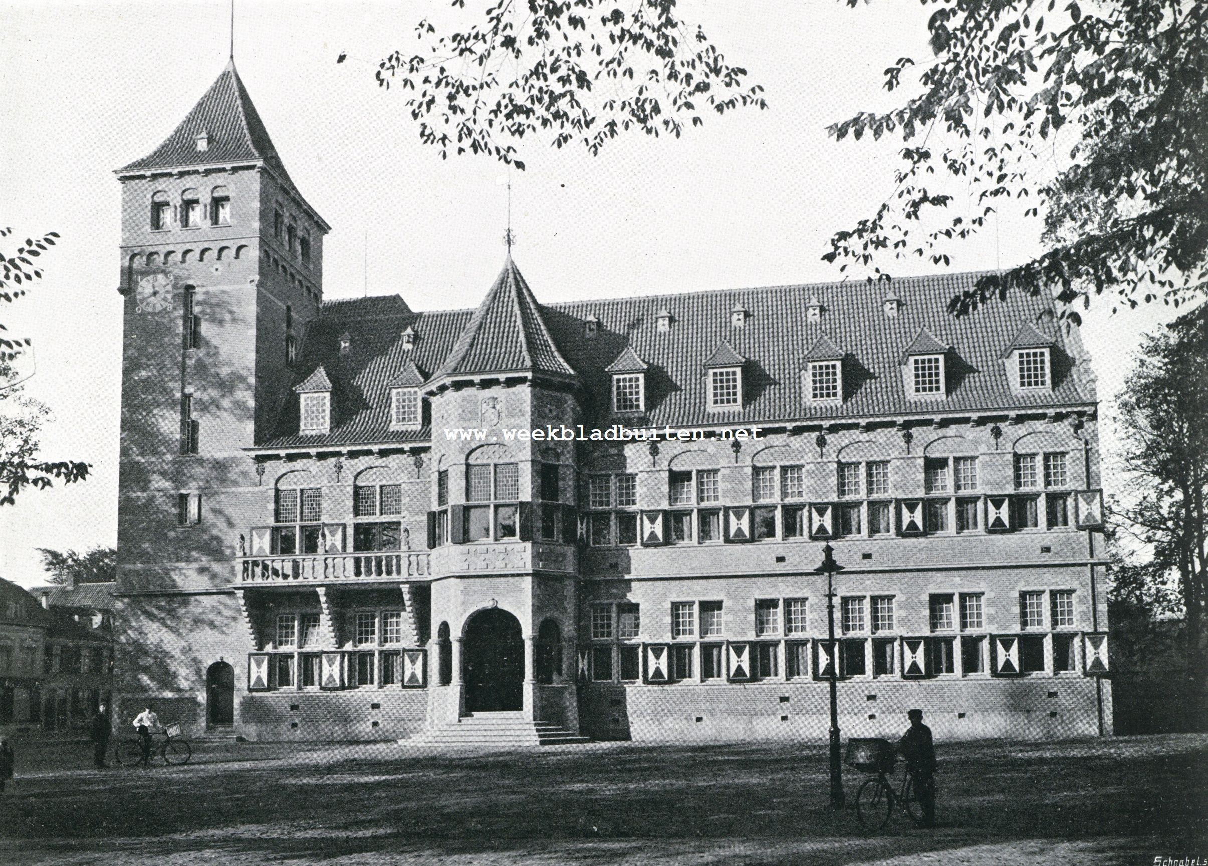 Het nieuwe Raadhuis te Zeist. (front)