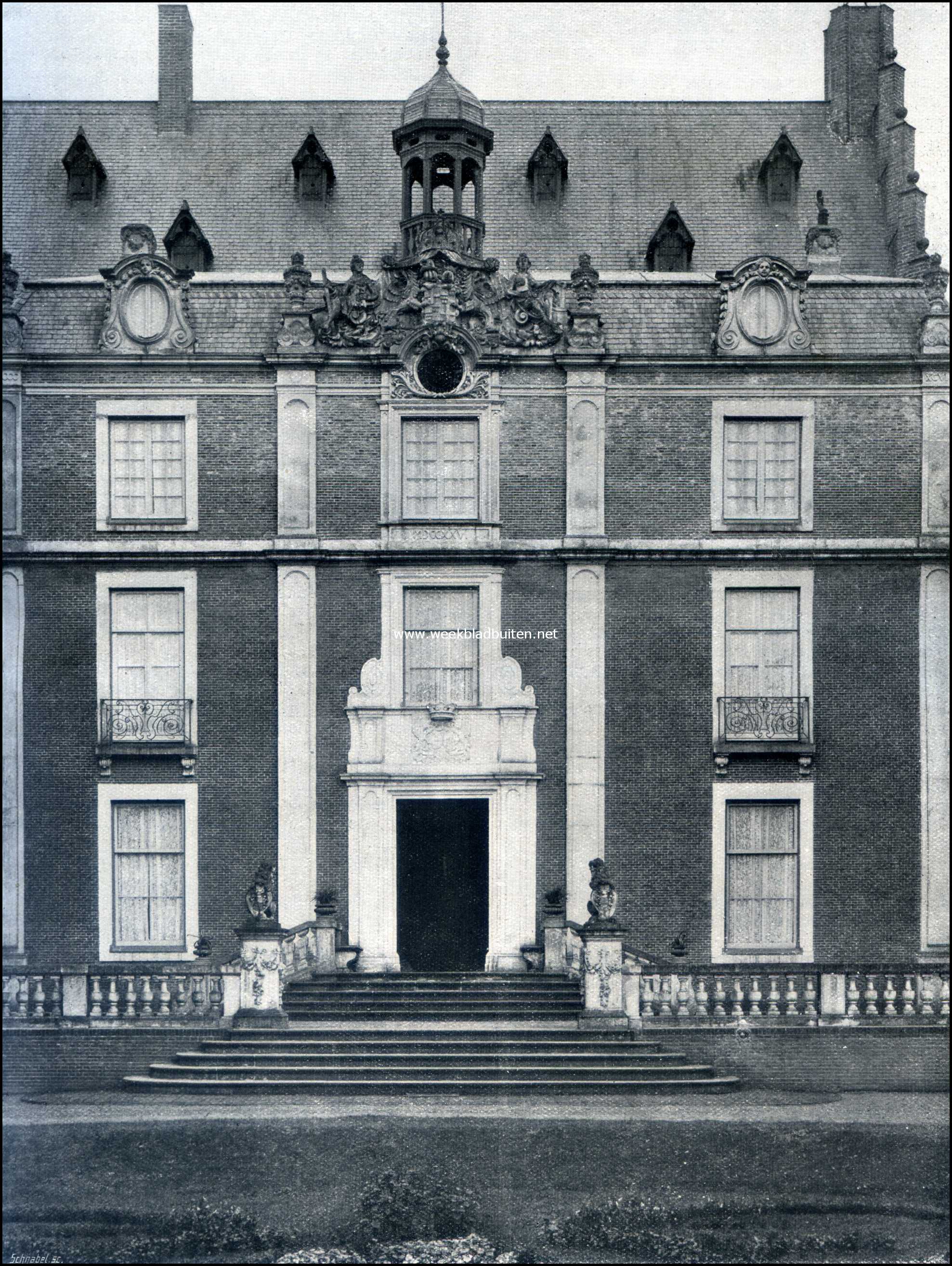 Het Kasteel Rechteren. Front