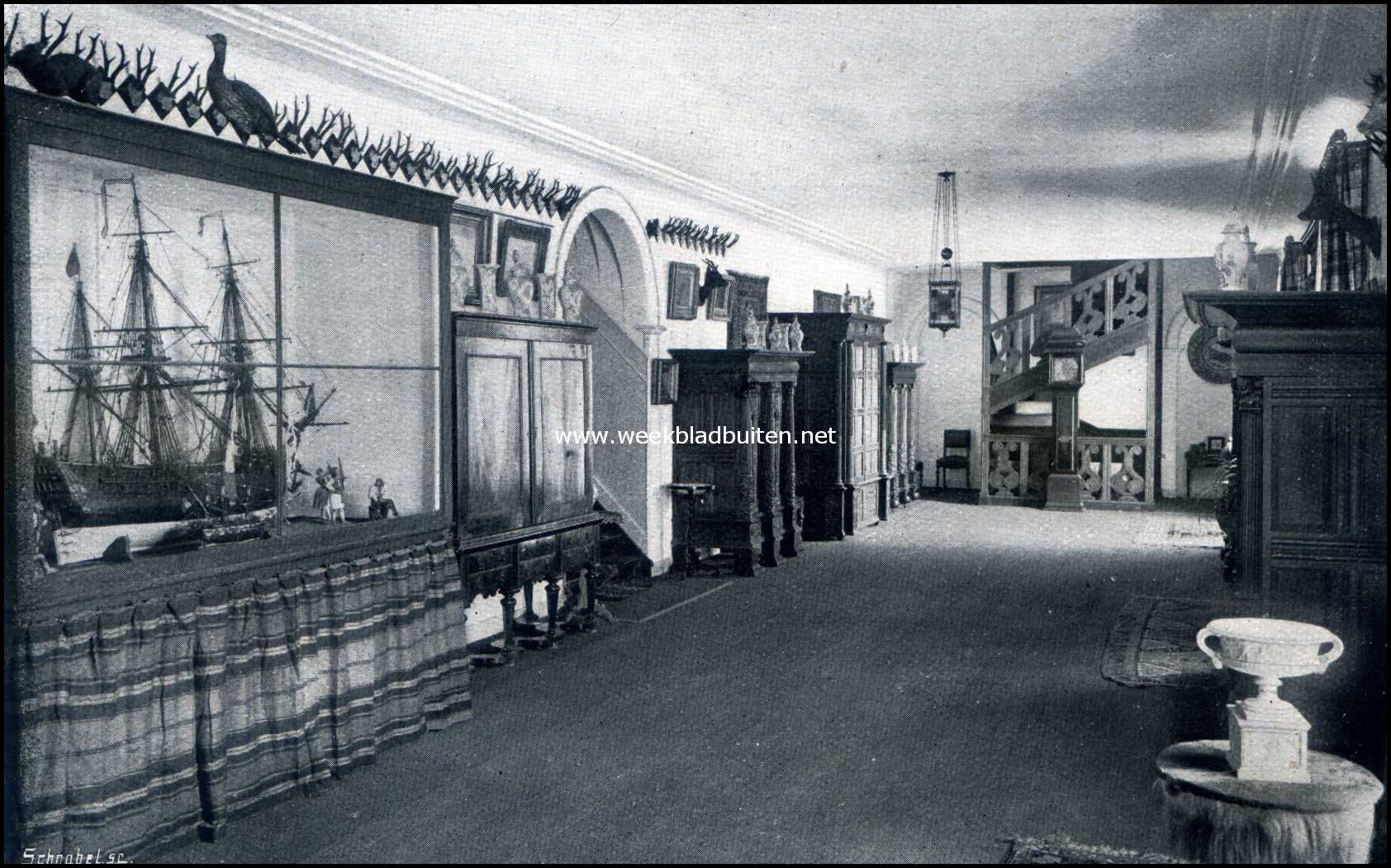 Het Kasteel Rechteren. Corridor op de eerste etage