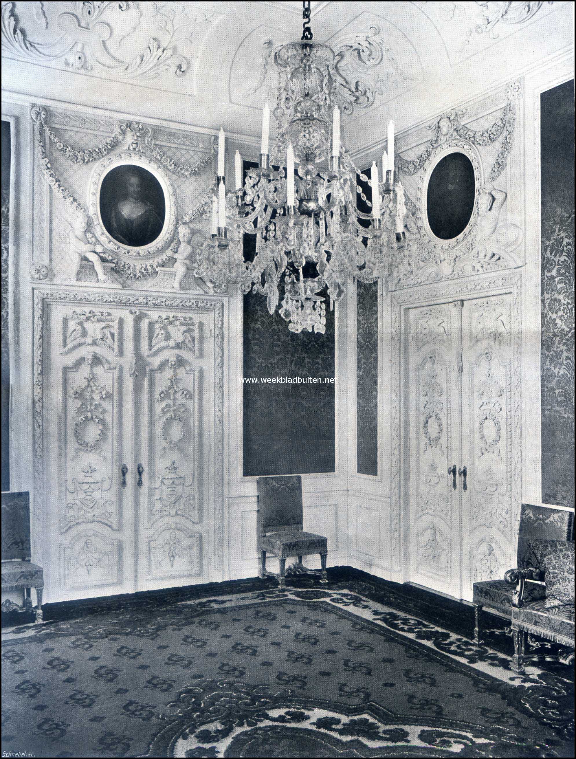 Het Kasteel Rechteren. De Witte Zaal