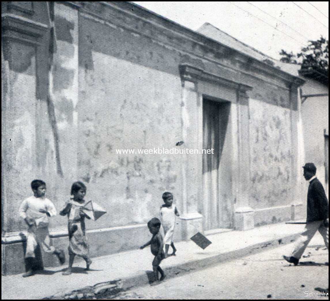 Een straatscne te Carupano (Venezuela)