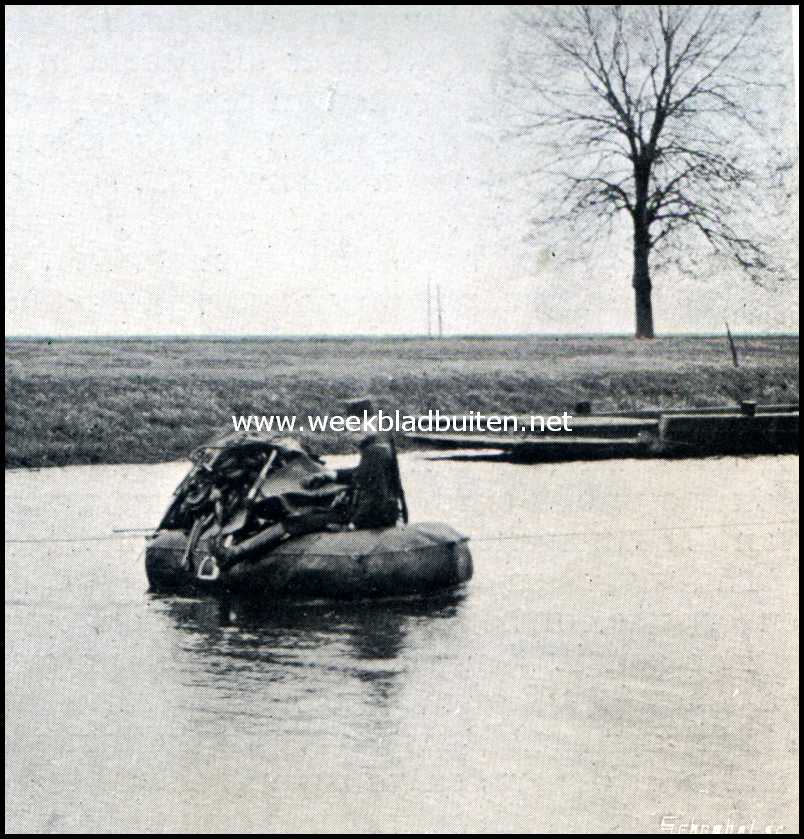 Varen met drijfzakken. Overbrengen van de zadels c.a.