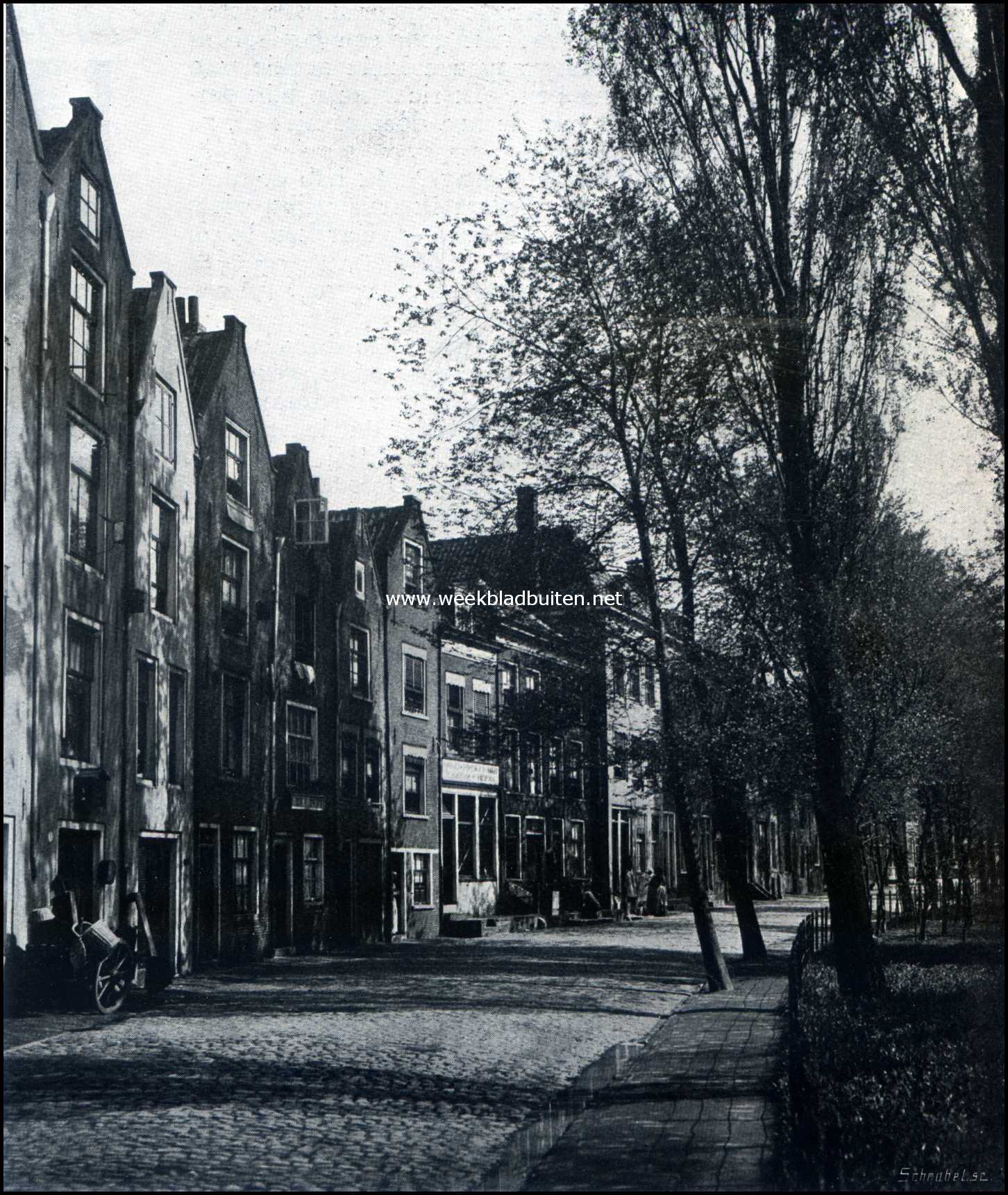 Oud-Delfshaven. Het gedempte Achterwater te Oud-Delfshaven
