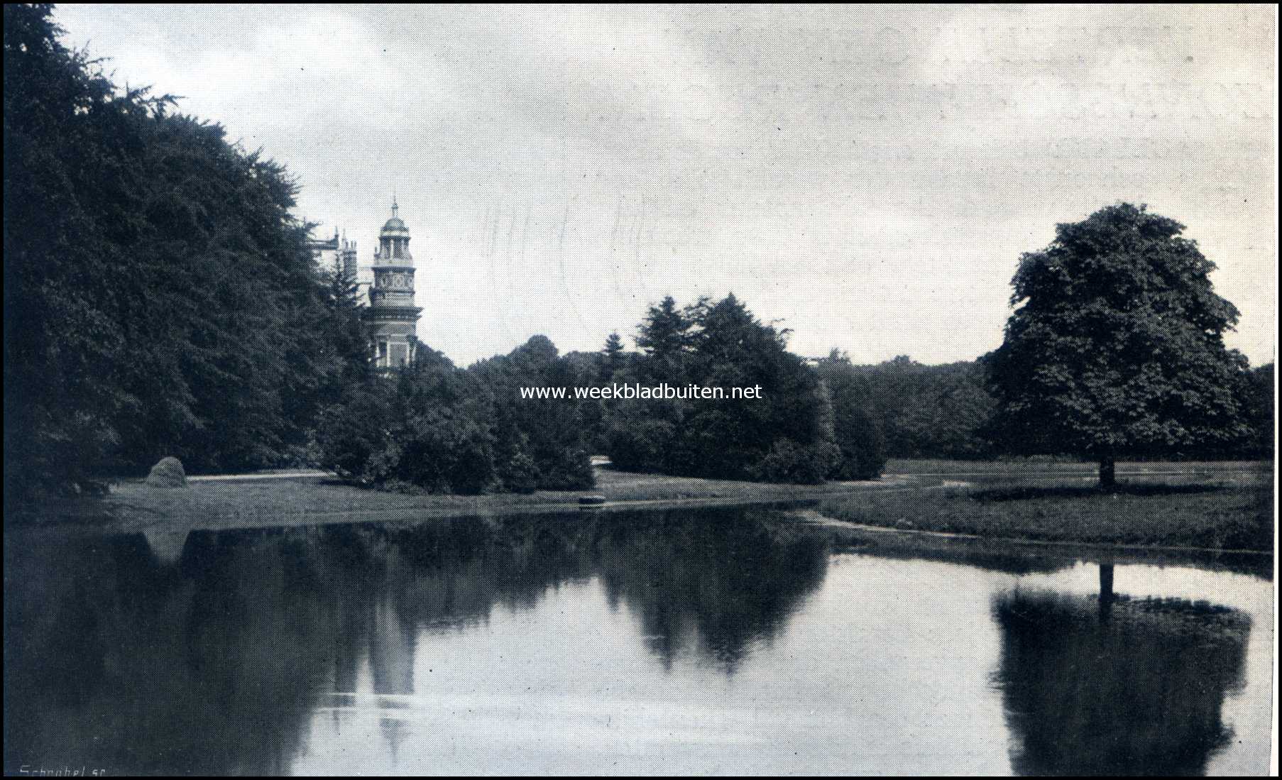 Oud-Wassenaar. Vijver en park bij het Kasteel Oud-Wassenaar