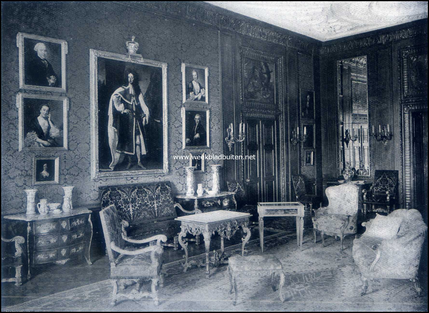 Het Kasteel Middachten en zijne bewoners. Middachten: de Groote- of Roode Zaal