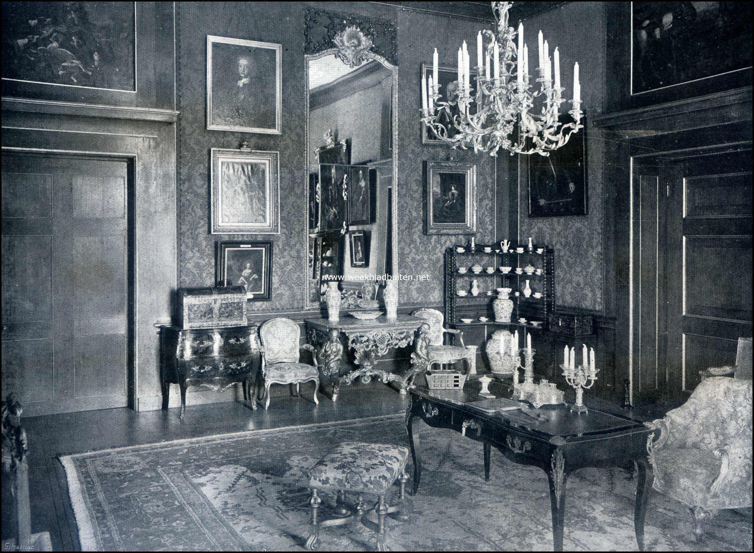 Het Kasteel Middachten en zijne bewoners. Middachten: de Blauwe Zaal