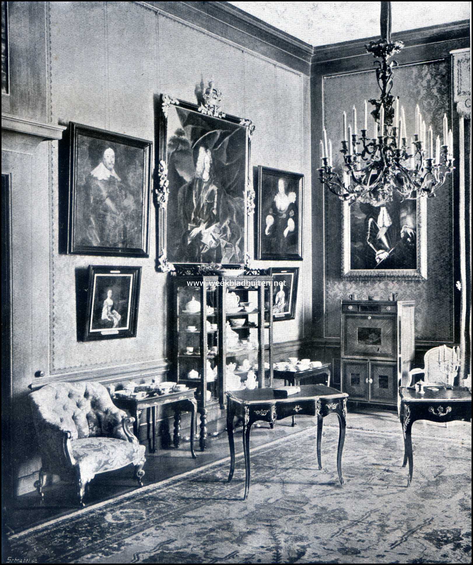 Het Kasteel Middachten en zijne bewoners. Middachten: de Blauwe Zaal