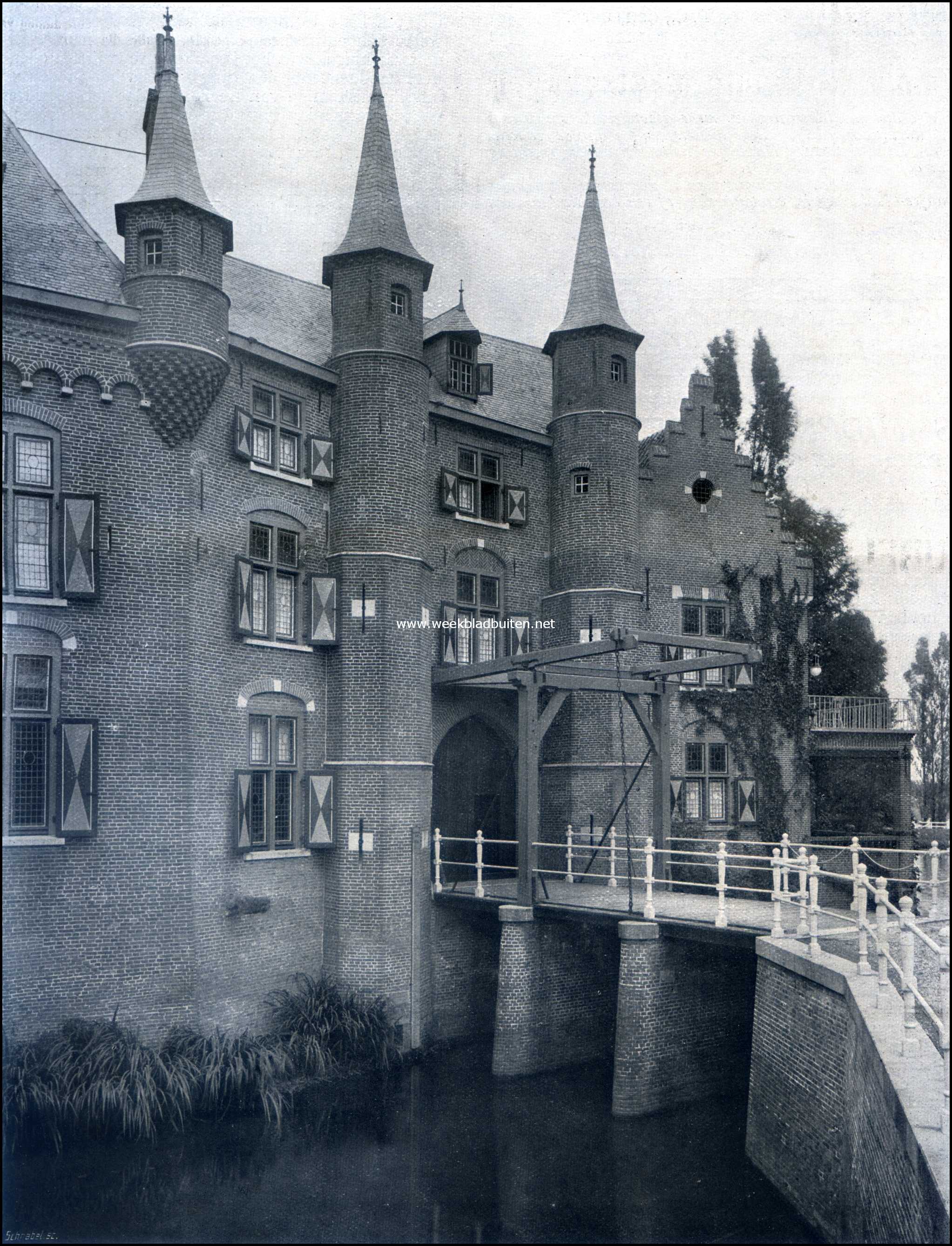 Het Kasteel Maurick. (voorgevel)
