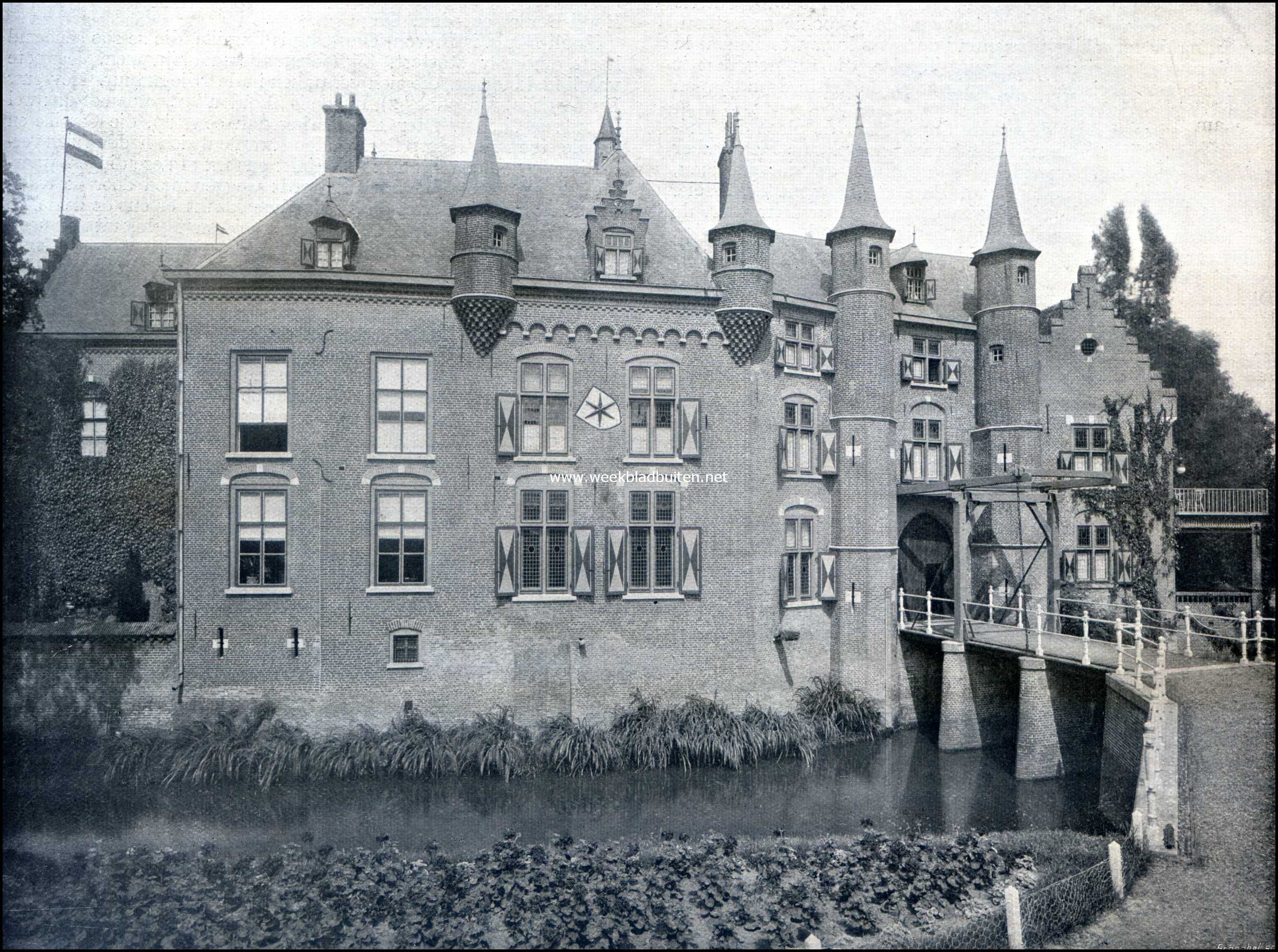 Het Kasteel Maurick. Zuidzijde