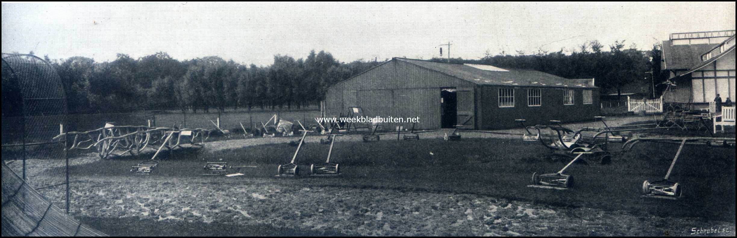De groote tuinbouwtentoonstelling te Zeist. Inzending tuin- en landbouwgereedschappen van Jean Heybroek te Baarn