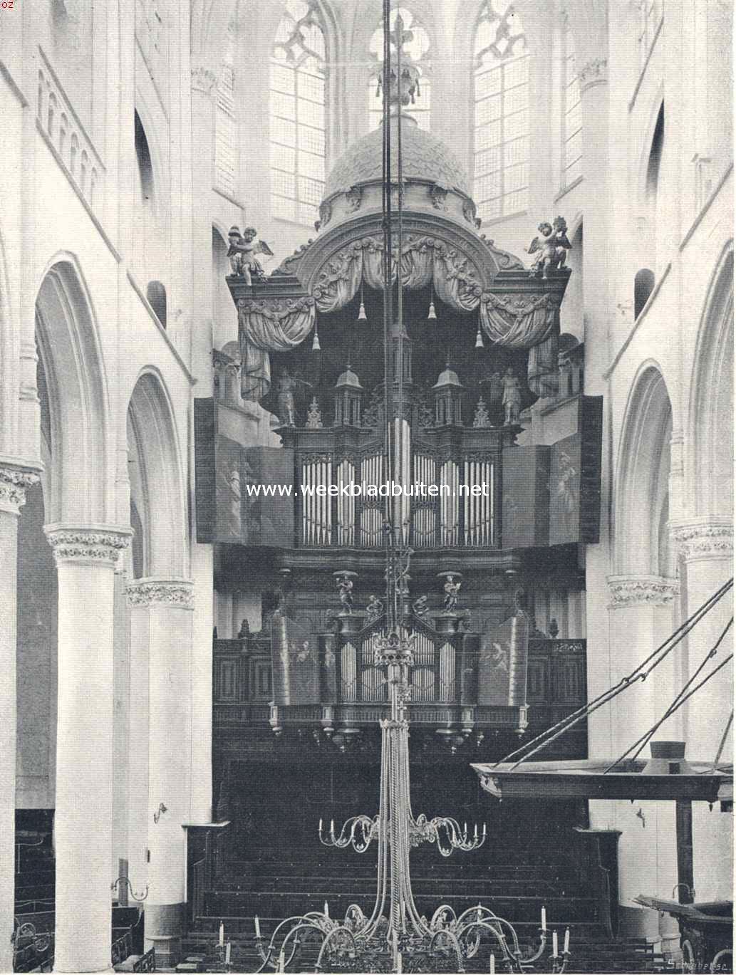 Het orgel in de Groote Kerk te Goes