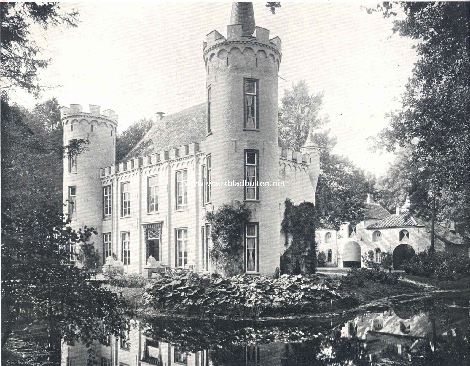 Het slot Henkenshage. Het slot Henkenshage, uit het zuid-oosten gezien