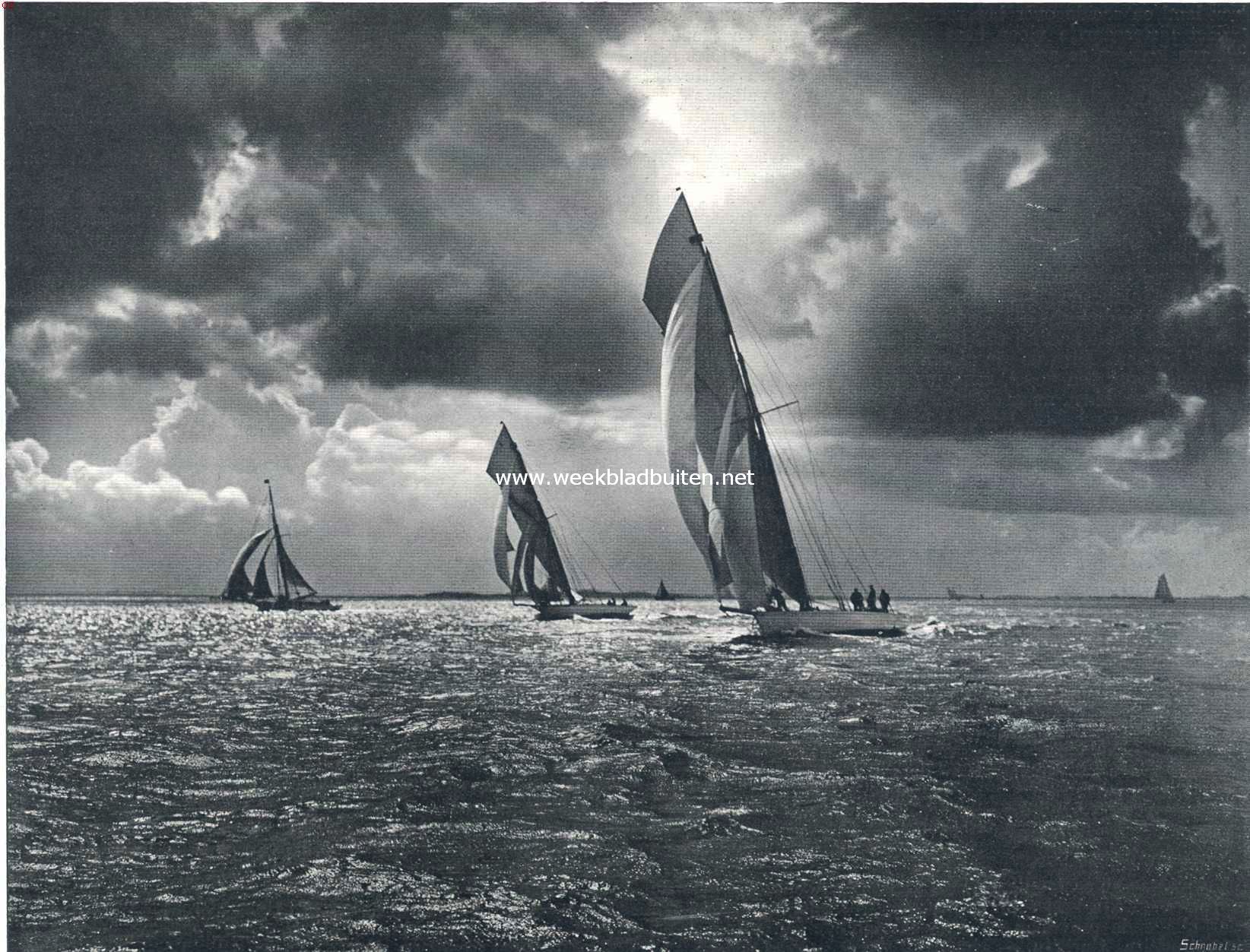 Zeilen. Kotters op de Zuiderzee, ruim bezeild
