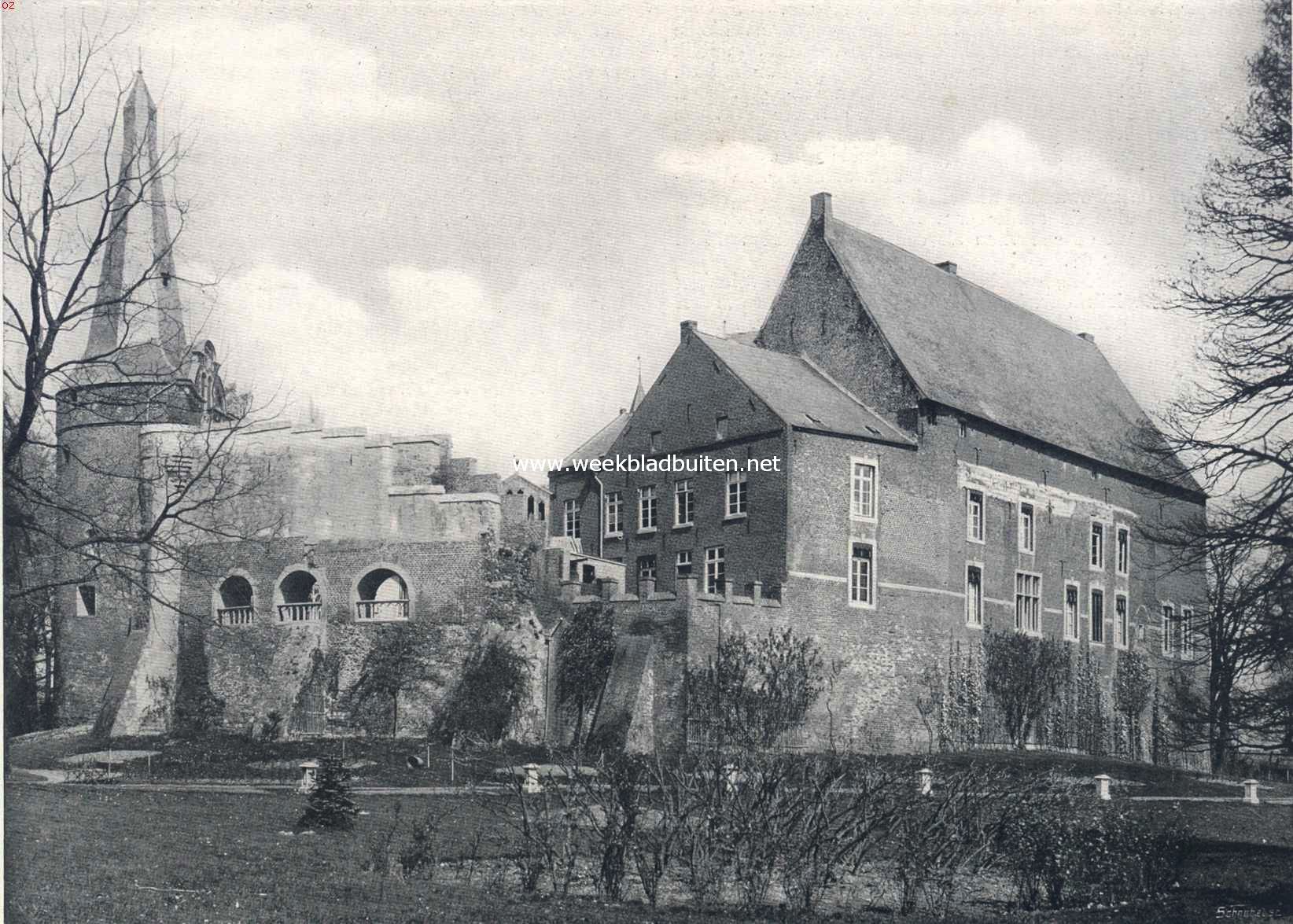 Het kasteel Horn (L.). Achterzijde