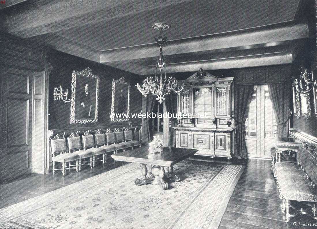 Het kasteel Horn. De Groote Zaal