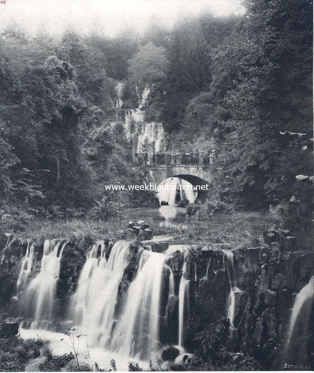 Wilhelmshhe (nabij Oeynhausen). De nieuwe waterval