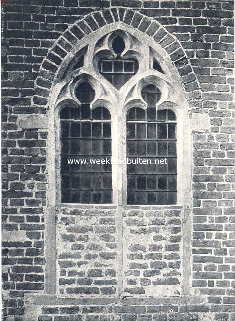 Het oude klooster te Ter Apel. Kloosterraam