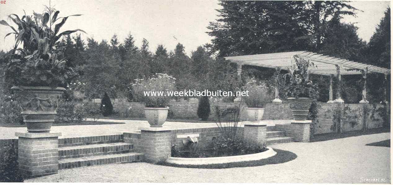Een belangrijk werk van tuinkunst II. Opgang rozentuin