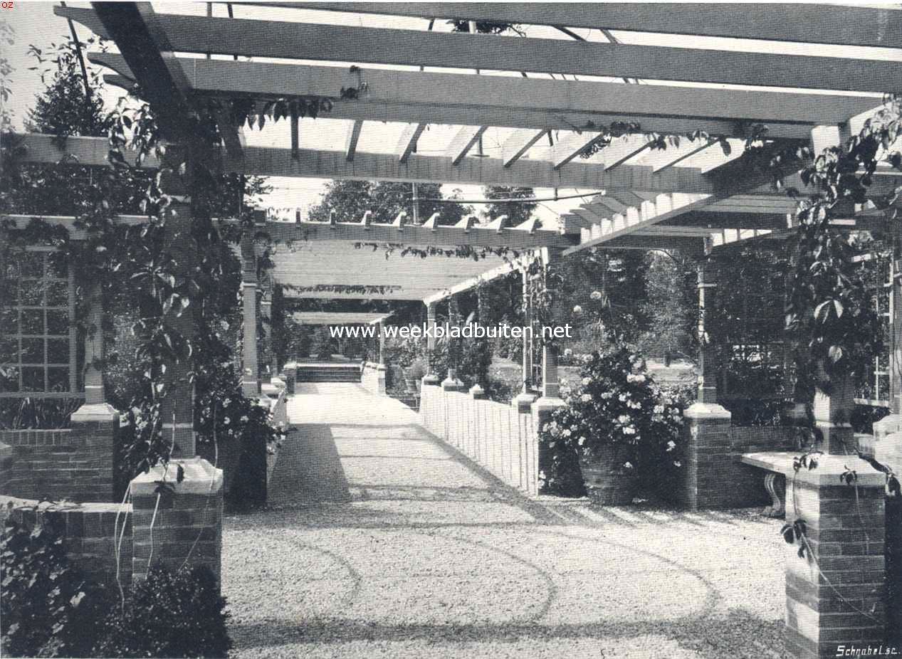 Een belangrijk werk van tuinkunst V. Pergola