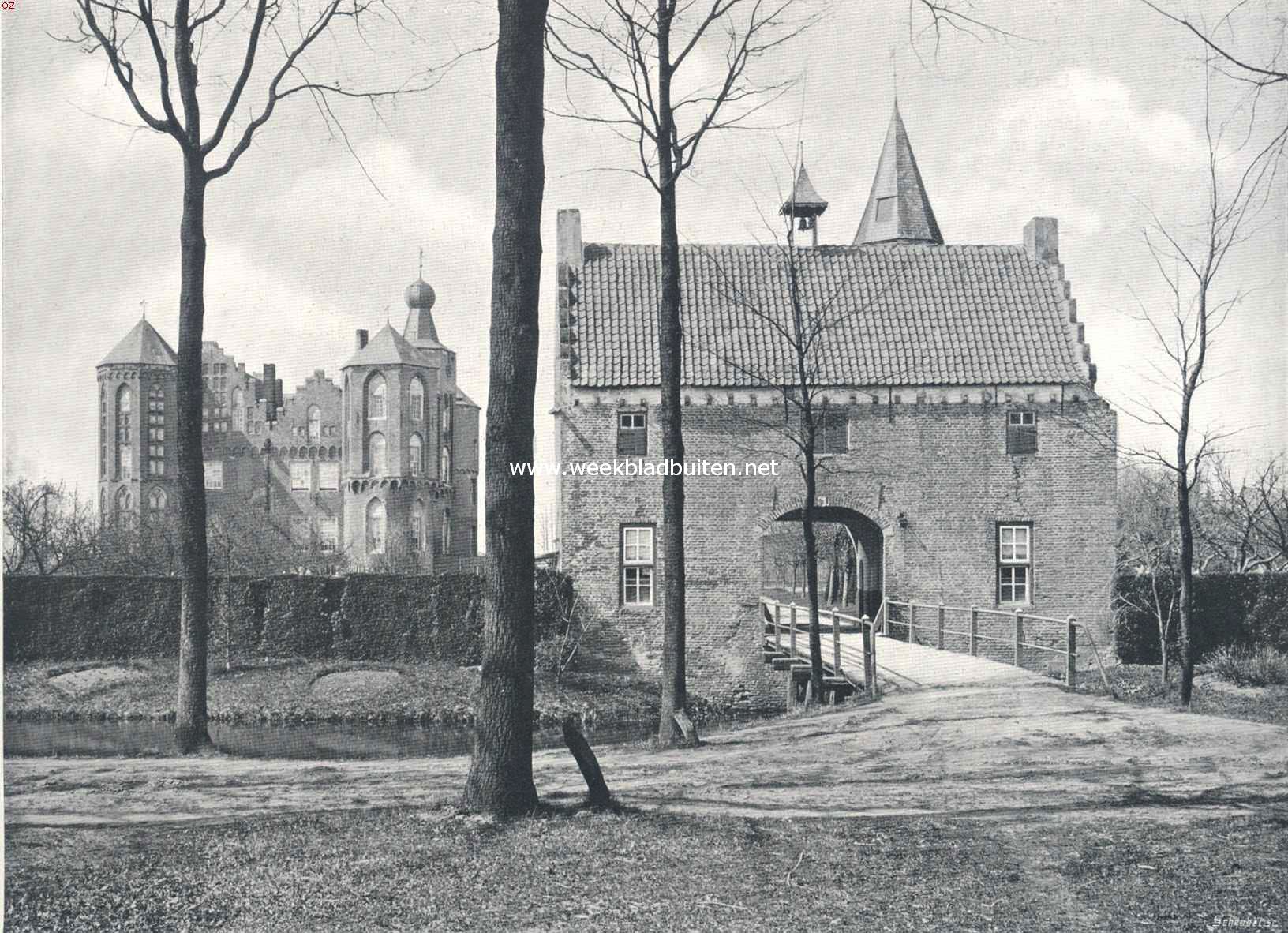 Het kasteel Croy. Inrij-paviljoen