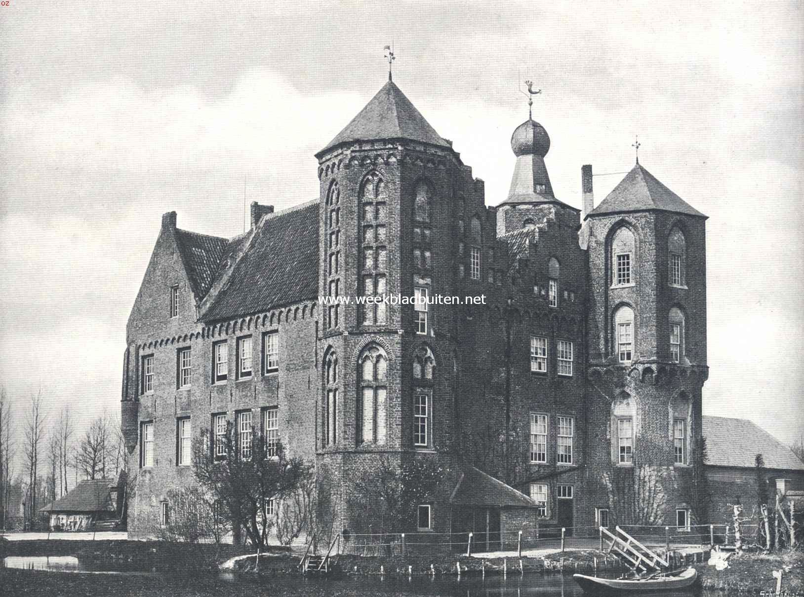 Het kasteel Croy. Achterzijde