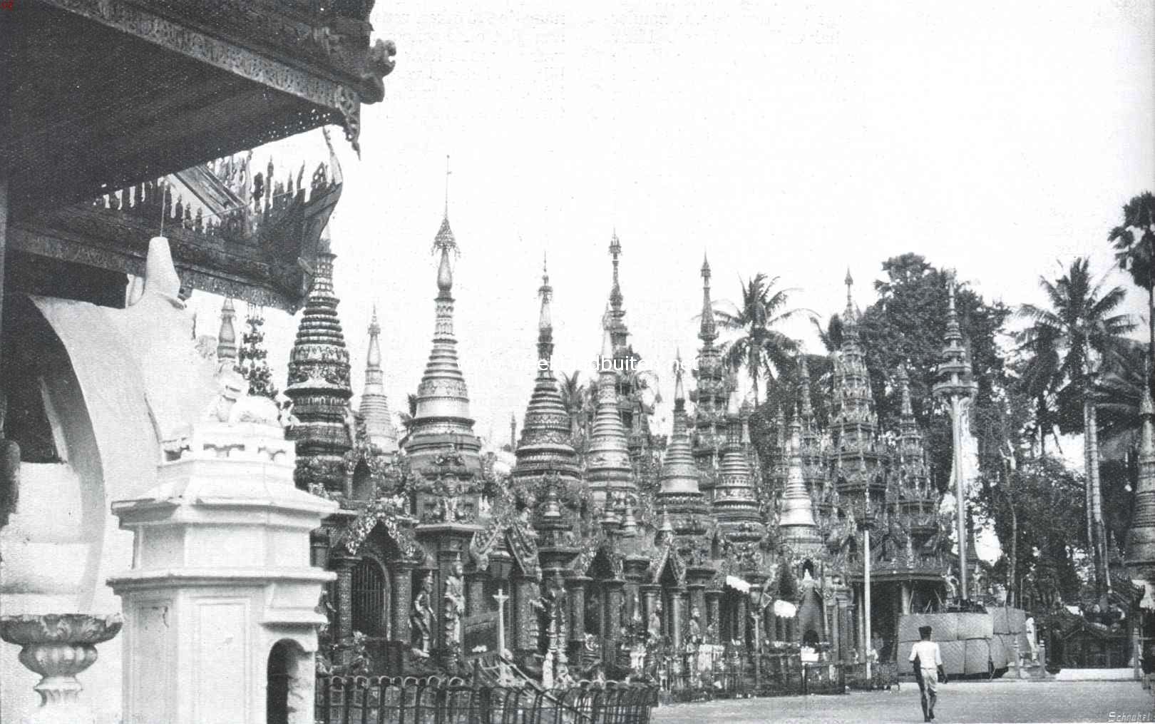 Reisindrukken uit Britsch-Indi. Rangoon. Shwe Dagon pagode