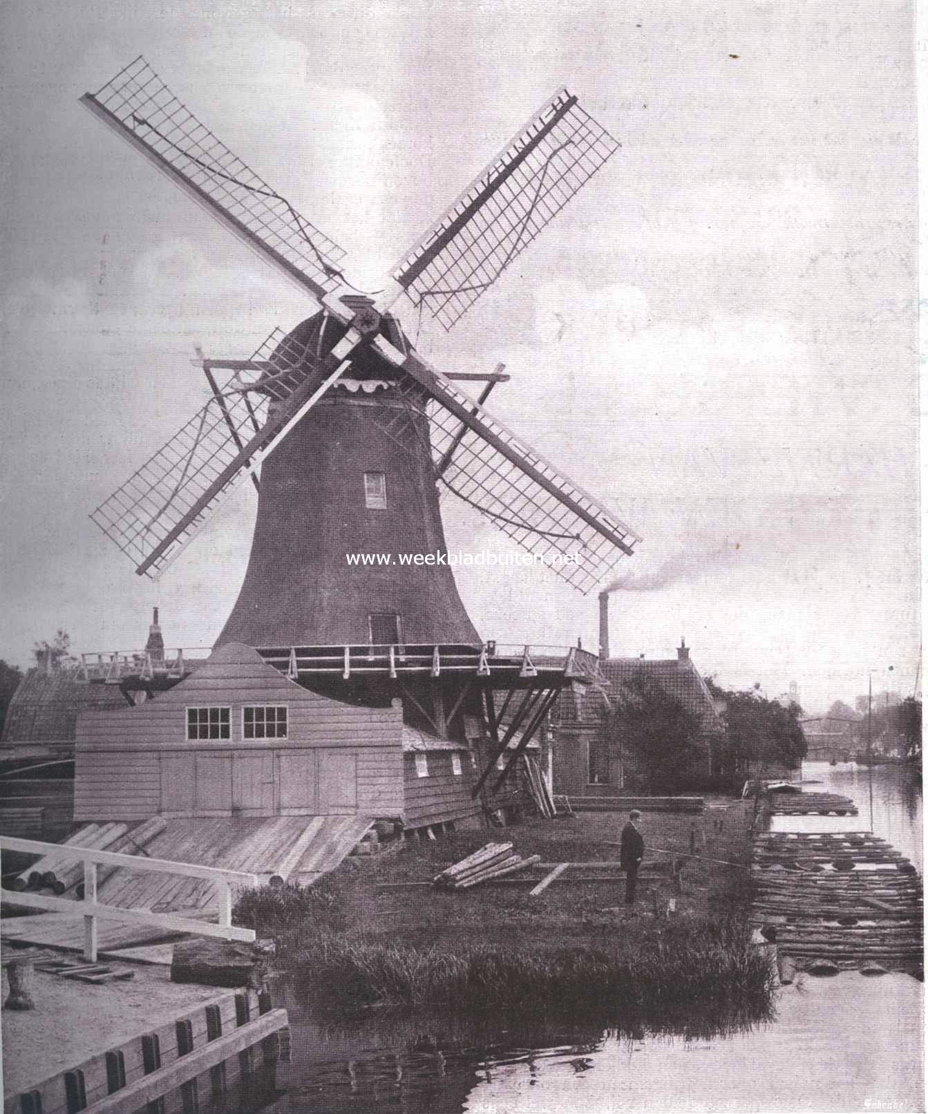 Houtzaagmolen bij Utrecht