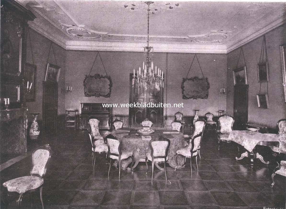 Het kasteel Arcen. De Groote Zaal
