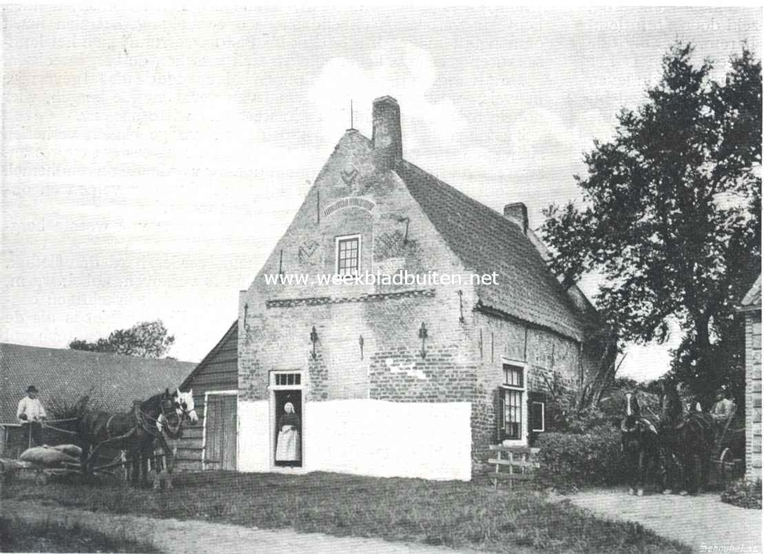 Dorpsstraat in Haamstede op Schouwen (Z.)