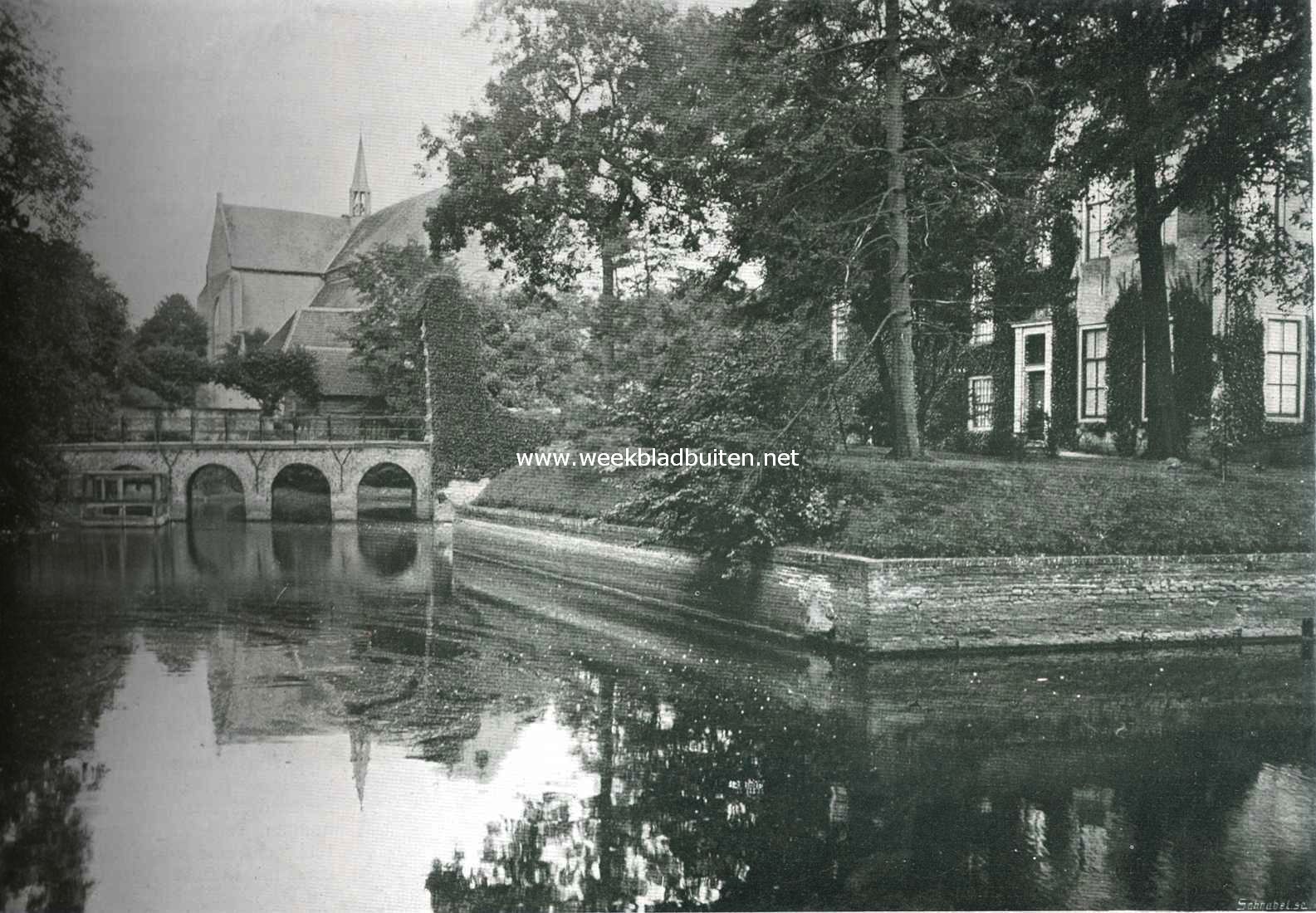Slotgracht en kasteel te Haamstede op Schouwen (Z.)