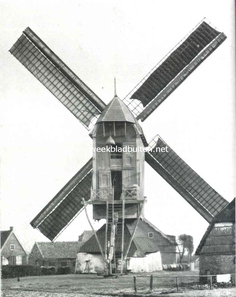 Zeer oude korenmolen