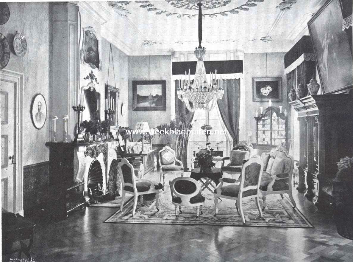 Huize Oldenaller. De Groote Zaal