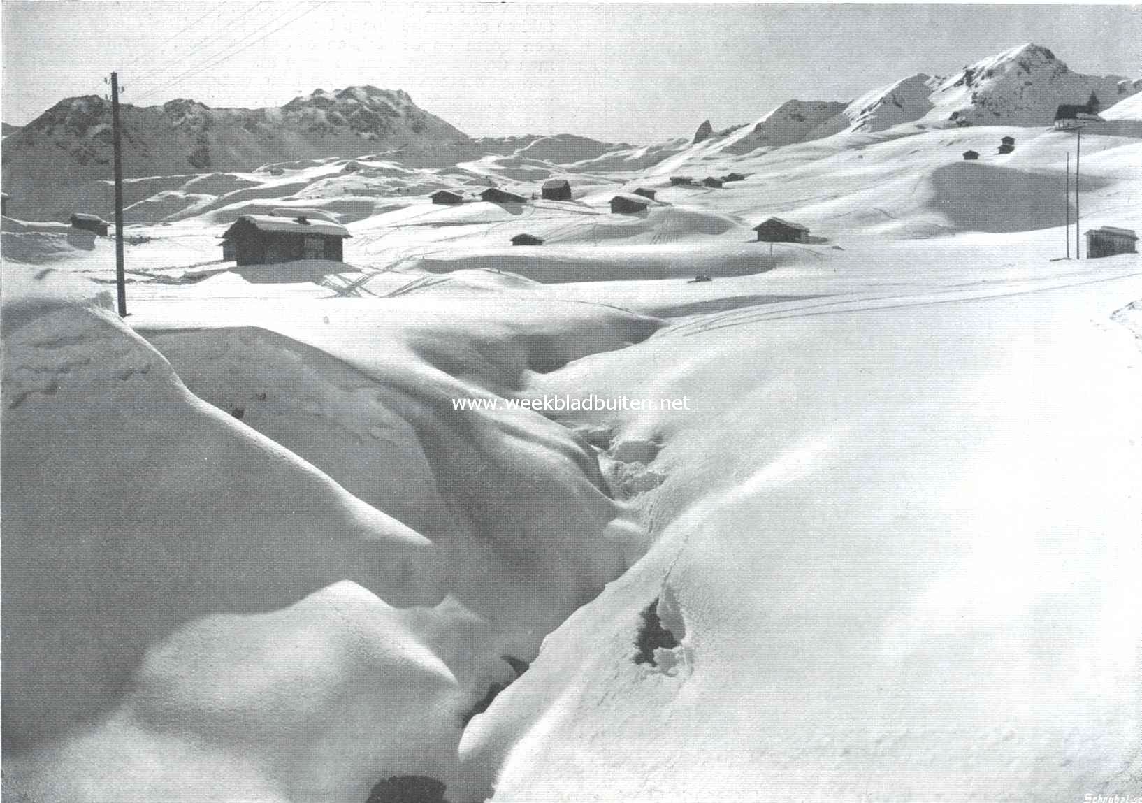 Het heuvelland van Inner Arosa. Een dorado voor skiloopers