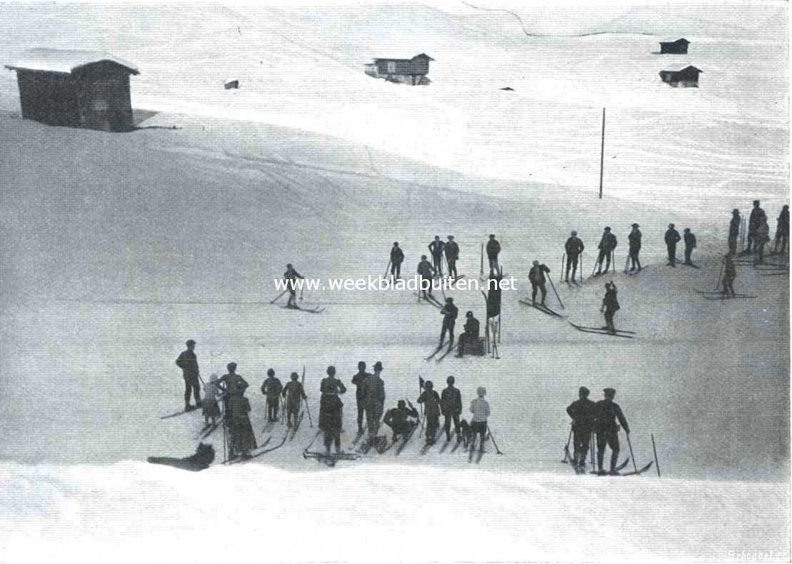 Een ski-cursus